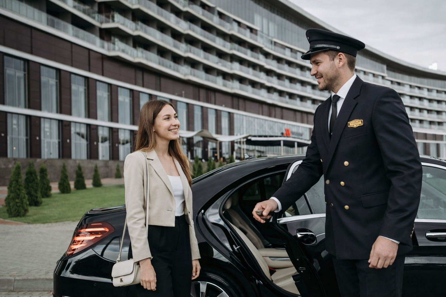 Mercedes 4 seater taxi car for UK private hire and airport transfer services